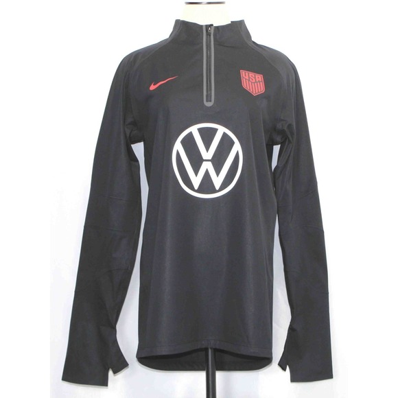 Nike‎ Team USA Storm Fit Volkswagon 2019 Fitted 1/4 Zip Stretch Mens Size Small